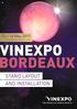 13 16 May vinexpobordeaux.com STAND LAYOUT AND INSTALLATION