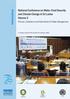 National Conference on Water, Food Security and Climate Change in Sri Lanka Volume 3