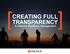 CREATING FULL TRANSPARENCY. [in Defense Workforce Management