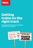 Getting trains on the right track