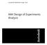 Autodesk Moldflow Insight AMI Design of Experiments Analysis