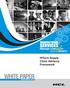 HiTech Supply Chain Advisory Framework WHITE PAPER