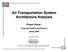 Air Transportation System Architecture Analysis