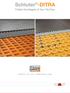 Schluter -DITRA. Protect the Integrity of Your Tile Floor