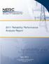2011 Reliability Performance Analysis Report