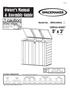 5 x 3. Owner s Manual & Assembly Guide VERSA-SHED TM. Base Size. 55 x ,7 cm x 71,8 cm BUILDING DIMENSIONS. 01GHa.