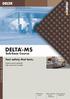 DELTA -MS. Sub-base Course. Fast safety that lasts. STANDARD QUALITY. Tested concrete substitute. High compressive strength.