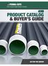 PVC Coated Rigid Metal Conduit PM-111 PRODUCT CATALOG & BUYER S GUIDE GO FOR THE GREEN!