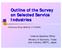 Outline of the Survey on Selected Service Industries