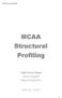 MCAA Structural Profiling Task Force Team