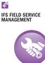 IFS FIELD SERVICE MANAGEMENT