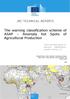 The warning classification scheme of ASAP Anomaly hot Spots of Agricultural Production