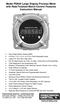 Model PD656 Large Display Process Meter with Rate/Totalizer/Batch Control Features Instruction Manual