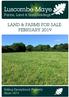 LAND & FARMS FOR SALE: FEBRUARY 2019