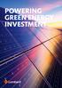 POWERING GREEN ENERGY INVESTMENT
