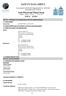 SAFETY DATA SHEET HS250 HS500. In accordance with REACH Regulation EC No. 1907/2006 as amended by EC 453/2010 Anti-Bacterial Hand Soap