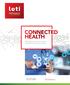 connected health Technologies and smart systems for health monitoring and care Leti, technology research institute Contact: