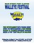 PROMOTIONS. Annual Walleye Festival T-Shirts and other treasures will be printed for volunteers and available for sale.