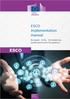 ESCO implementation manual