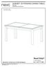 Need Help? With: Assembly instructions Missing or damaged parts DORSET EXTENDING DINING TABLE Assembly instructions