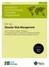 ITP 321 Disaster Risk Management