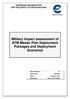 Military Impact assessment of ATM Master Plan Deployment Packages and Deployment Scenarios