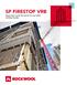 SP FIRESTOP VRB Open-state cavity fire barrier for use within building facades