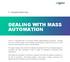 DEALING WITH MASS AUTOMATION
