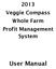2013 Veggie Compass Whole Farm Profit Management System User Manual