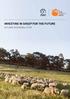 INVESTING IN SHEEP FOR THE FUTURE AUTUMN 2018 NEWSLETTER