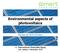 Environmental aspects of photovoltaics. Mariska de Wild-Scholten