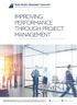 IMPROVING PERFORMANCE THROUGH PROJECT MANAGEMENT