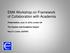 EMA Workshop on Framework of Collaboration with Academia