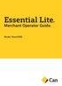 Essential Lite. Merchant Operator Guide. Model: Move5000