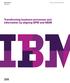 Transforming business processes and information by aligning BPM and MDM