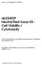 ab Neutral Red Assay Kit - Cell Viability / Cytotoxicity