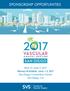SPONSORSHIP OPPORTUNITIES. May 31 June 3, 2017 Plenary & Exhibits: June 1 3, 2017 San Diego Convention Center San Diego, CA