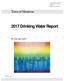2017 Drinking Water Report