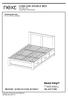 Need Help? CUBA OAK DOUBLE BED Assembly instructions CALL: Actual product size H112 x W145 x D200cm