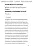 Scientific Background: Theme Paper. Assignment of Responsibilities and Fiscal