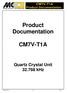Product Documentation CM7V-T1A