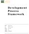 Development Process Framework
