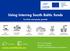 Using Interreg South Baltic funds for blue and green growth