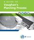 A GUIDE TO. Vaughan s Planning Process