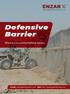Defensive Barrier. Effective & Economical Defense Solution.   Web: