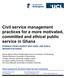 Civil service management practices for a more motivated, committed and ethical public service in Ghana