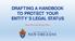 DRAFTING A HANDBOOK TO PROTECT YOUR ENTITY S LEGAL STATUS. Karen Heil and Wendy Vitter