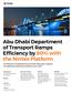 Abu Dhabi Department. of Transport Ramps Efficiency by 80% with the Nintex Platform
