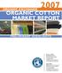 2007 ORGANIC COTTON MARKET REPORT