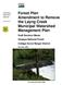 Forest Plan Amendment to Remove the Layng Creek Municipal Watershed Management Plan